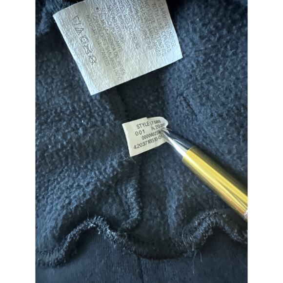 Under Armour Sweater Youth Kids Black Large Pullover Cold Gear Hoodie Pocket - Picture 6 of 11